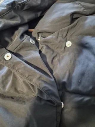 Abrigo acolchado negro