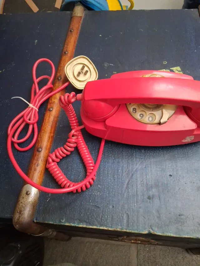 Telefono Starlight Anni 70 Rosso