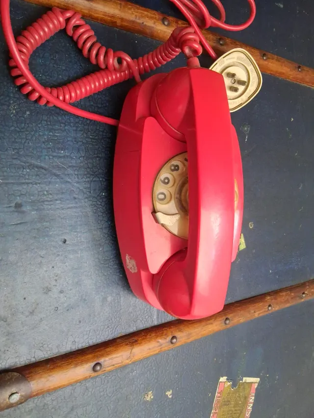 Telefono Starlight Anni 70 Rosso