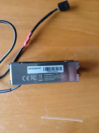 Graugear Dissipatore Heat Pipe per SSD M.2 2280