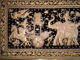 GRAN TAPIZ INDIO ENMARCADO