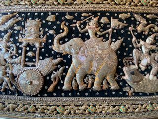 GRAN TAPIZ INDIO ENMARCADO