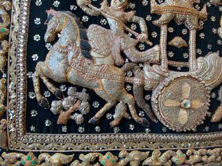 GRAN TAPIZ INDIO ENMARCADO