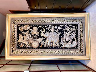 GRAN TAPIZ INDIO ENMARCADO