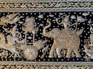 GRAN TAPIZ INDIO ENMARCADO