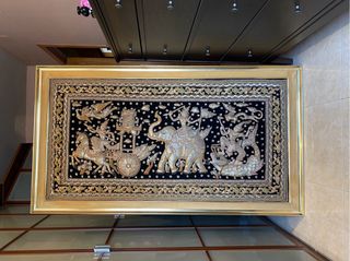 GRAN TAPIZ INDIO ENMARCADO