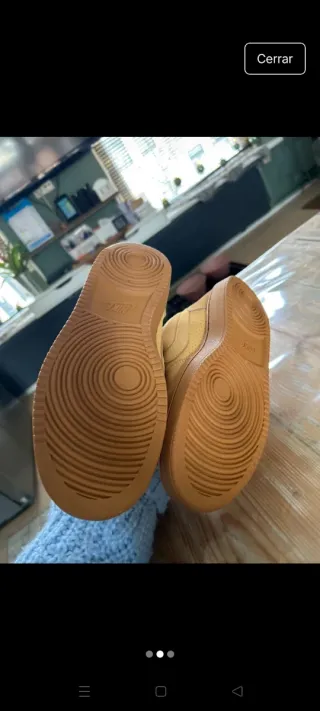 Zapatillas Nike Talla 40 Beige/Marrón