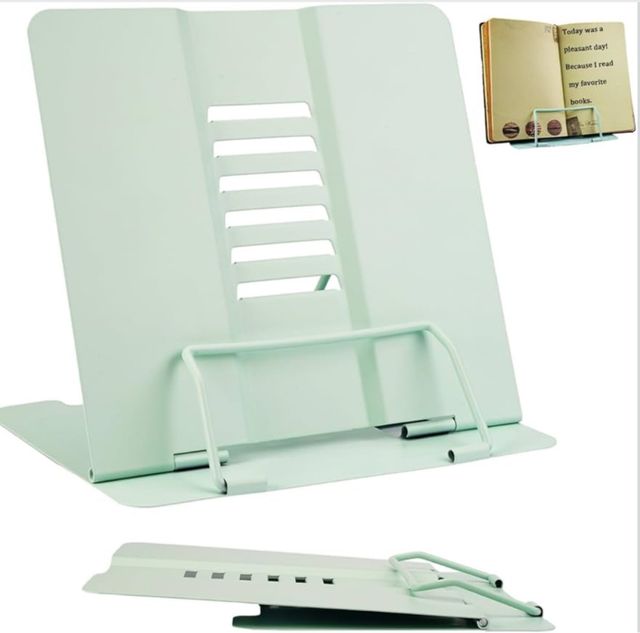 Pack de 2 Soportes de Lectura Metálicos Plegables