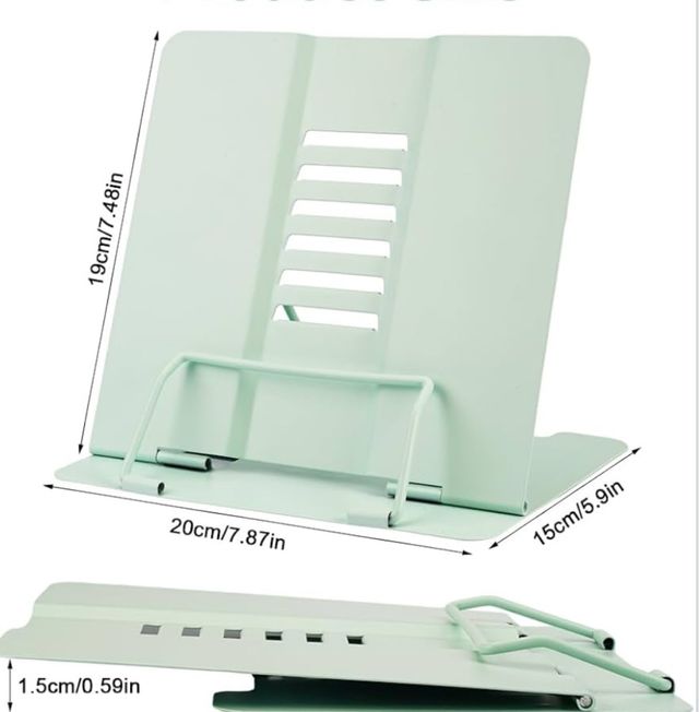 Pack de 2 Soportes de Lectura Metálicos Plegables