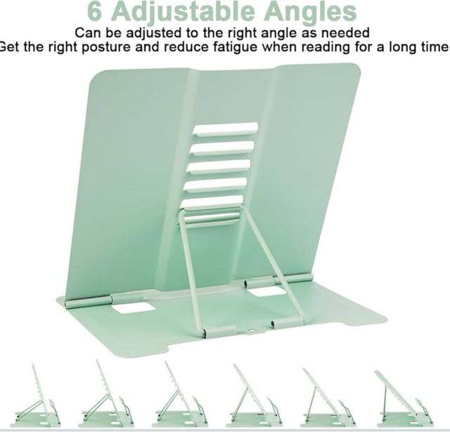 Pack de 2 Soportes de Lectura Metálicos Plegables