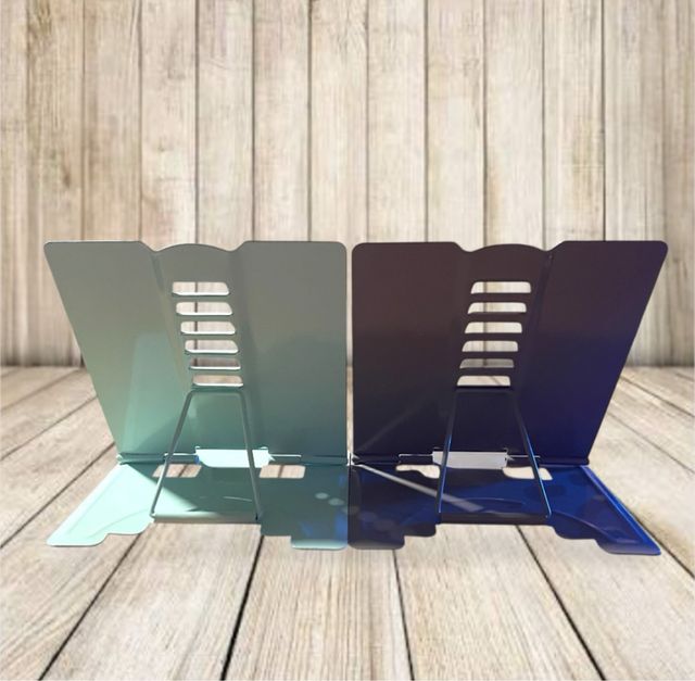 Pack de 2 Soportes de Lectura Metálicos Plegables