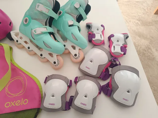 Patines Oxelo Talla 32-34 + Protecciones