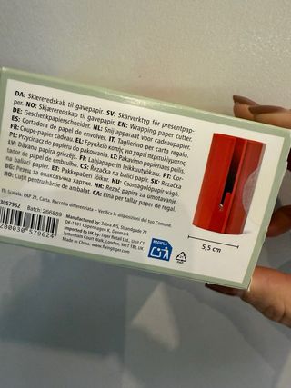 Taglierino per carta regalo