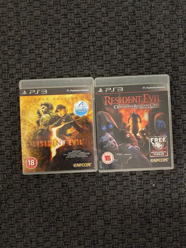 Resident Evil Gold Edition y Operation Raccoon Cit