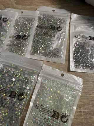 Cristales para decoración varios colores