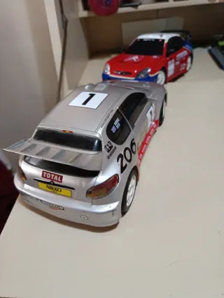 Coches RC Rally Xsara y Peugeot 206