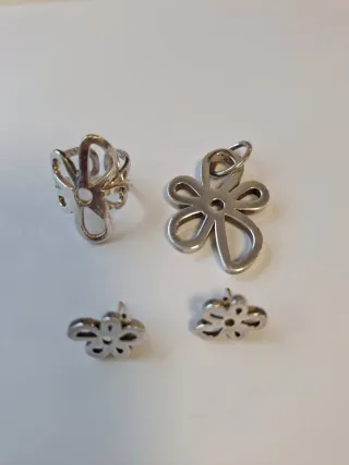 Colgante Tous Flor Plata