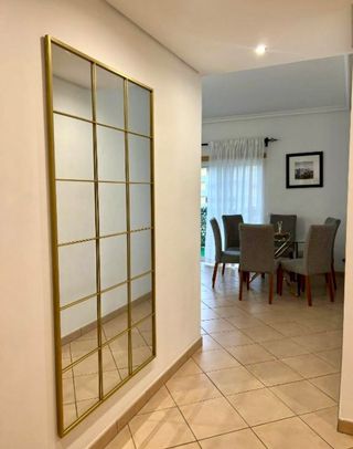 OFERTA! Elegante espejo ventana forja industrial