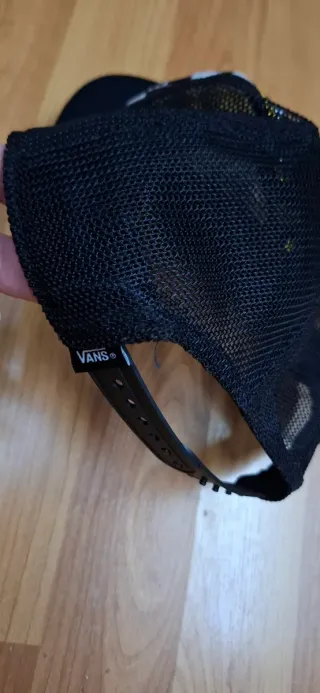 Gorra Vans Checkerboard Smiley Negra Amarilla