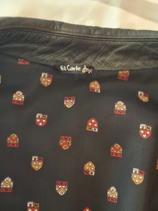 Cazadora de piel negra para hombre