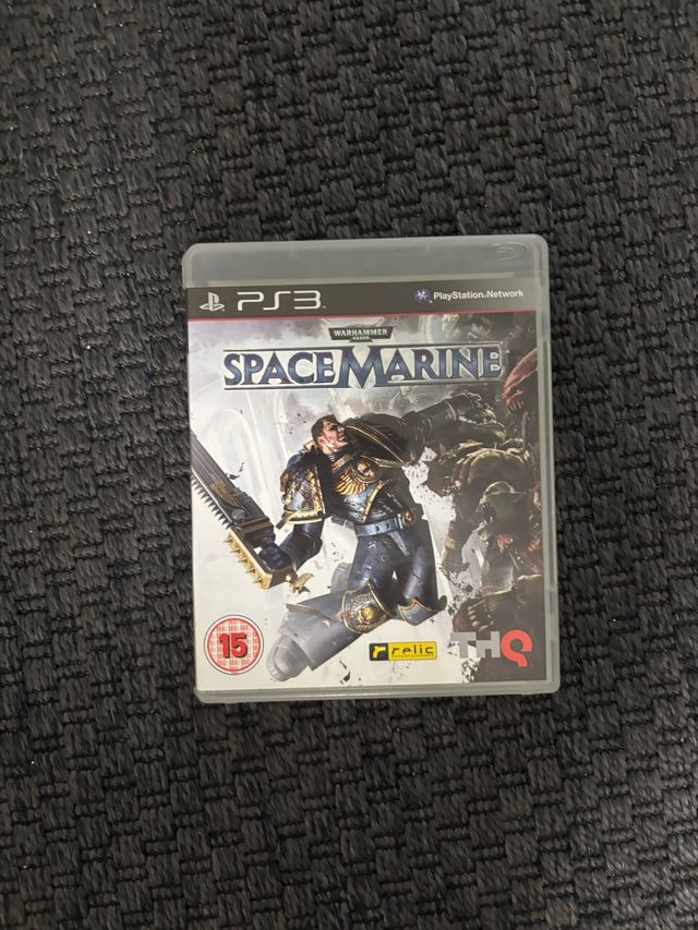 PS3 Space Marine Warhammer Juego
