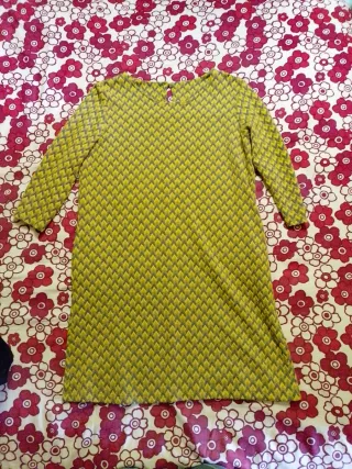 Vestido corto estampado