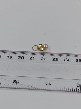Dije Oro 18k con Perla Blanca