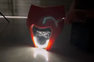 KTM Careta Faro LED MOTO COLOR BLANCO O NARANJA