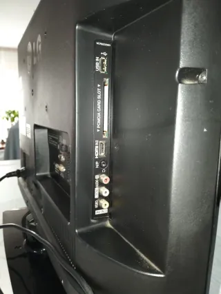 Televisión LG Negra