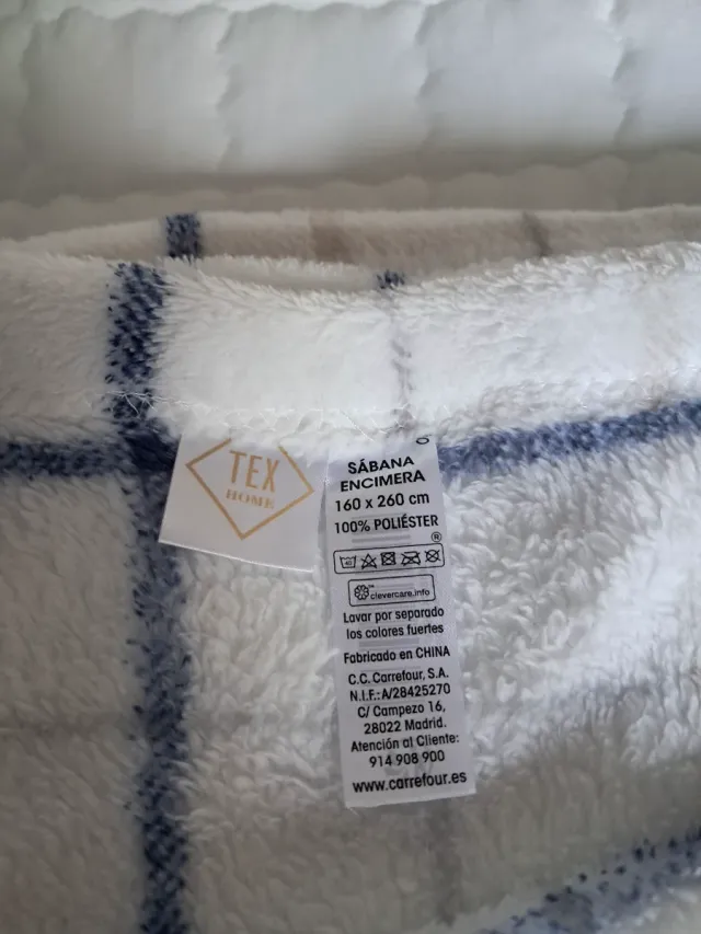 Set di Lenzuola Coralina Beige e Bianco