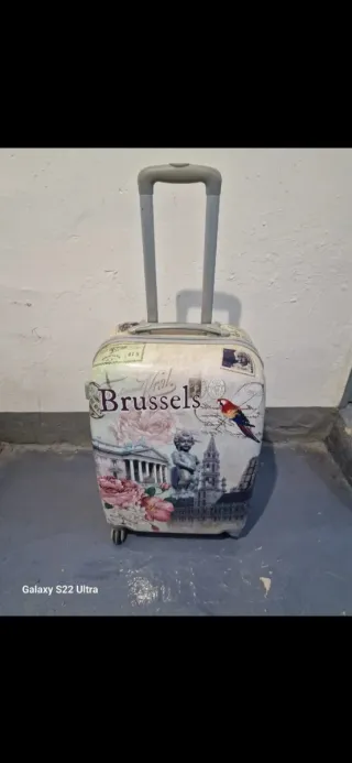 Maleta mediana rígida multicolor