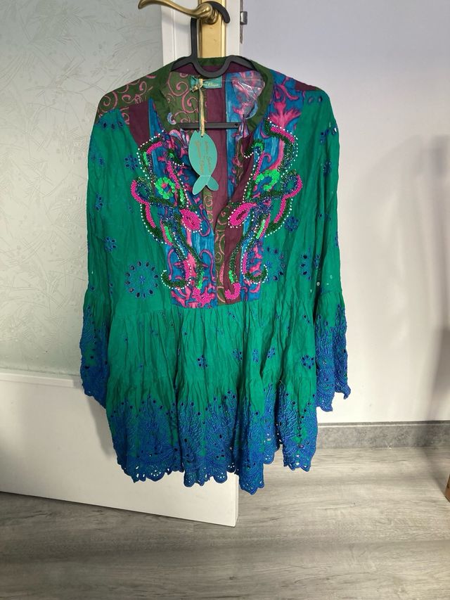 Giacomo Cinque Blusa Manga 3/4 Talla S/M