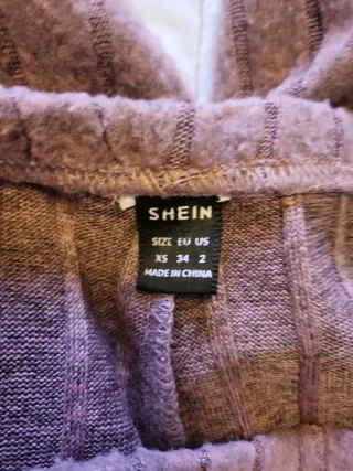 Conjunto top y pantalón rosa T-XS