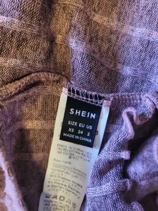 Conjunto top y pantalón rosa T-XS