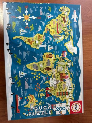 Puzzle Educa Mundo Infantil 200 Piezas