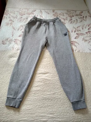 Pantalón chándal SikSilk gris talla M