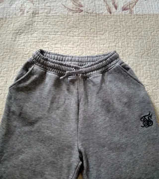 Pantalón chándal SikSilk gris talla M
