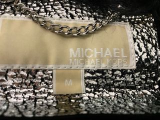 Chaqueta Michael Kors plateada talla M