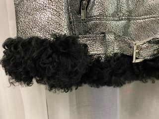 Chaqueta Michael Kors plateada talla M