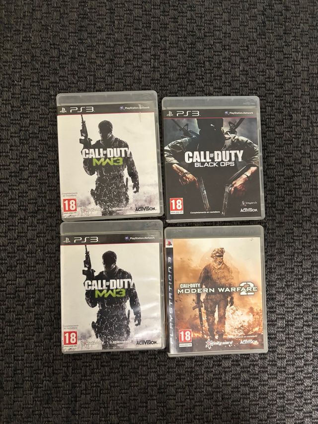 Pack 4 Juegos Call of Duty PS3