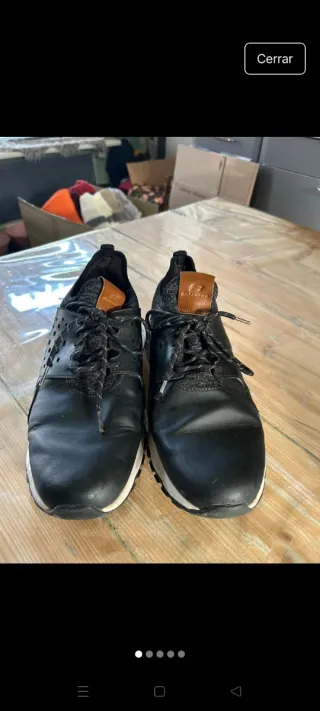 Zapatillas Skechers Hombre Talla 45 Negro/Marrón