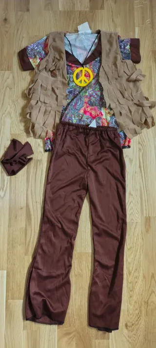 Disfraz Hippie Talla 4/6