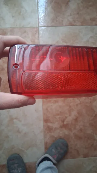 Tulipa trasera moto clásica