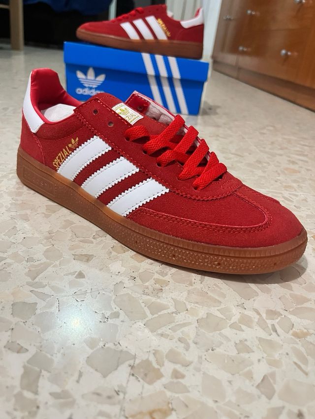 Zapatillas Adidas Handball Spezial Rojas