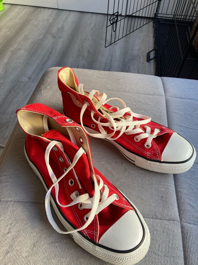 Converse All Star Rojas Talla 39.5