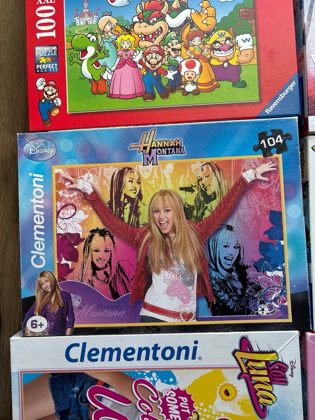 Lote 8 Puzzles Ravensburger, Clementoni, Frozen, S