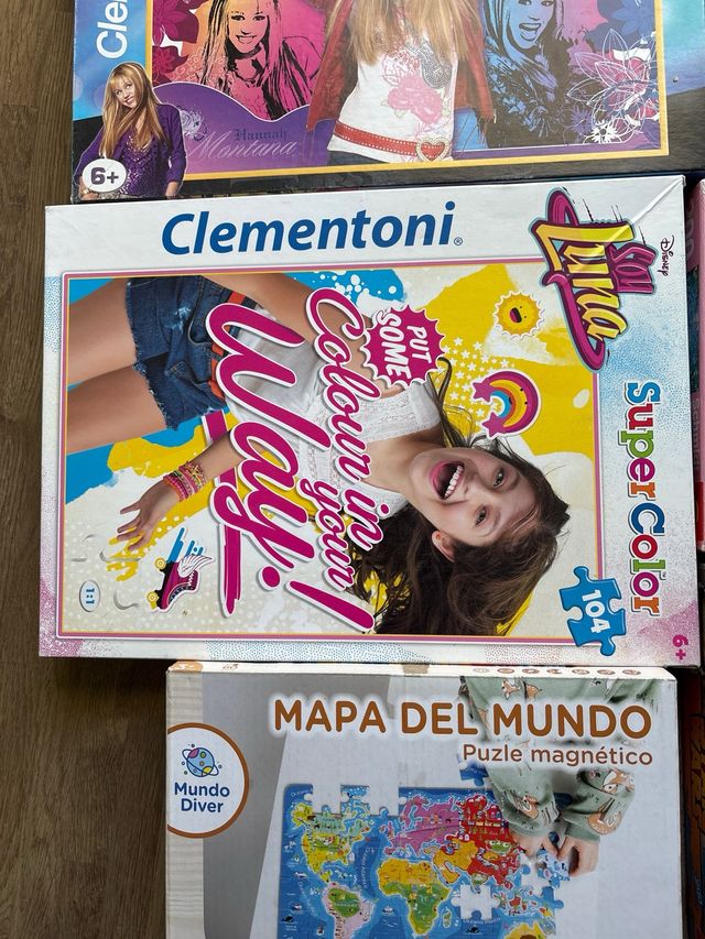 Lote 8 Puzzles Ravensburger, Clementoni, Frozen, S