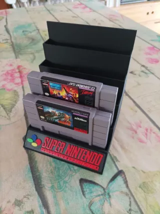 Soporte para juegos Super Nintendo