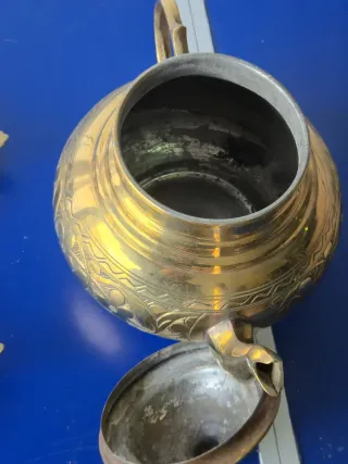 Set Tè/Caffè Vintage in Ottone