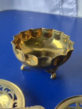 Set Tè/Caffè Vintage in Ottone